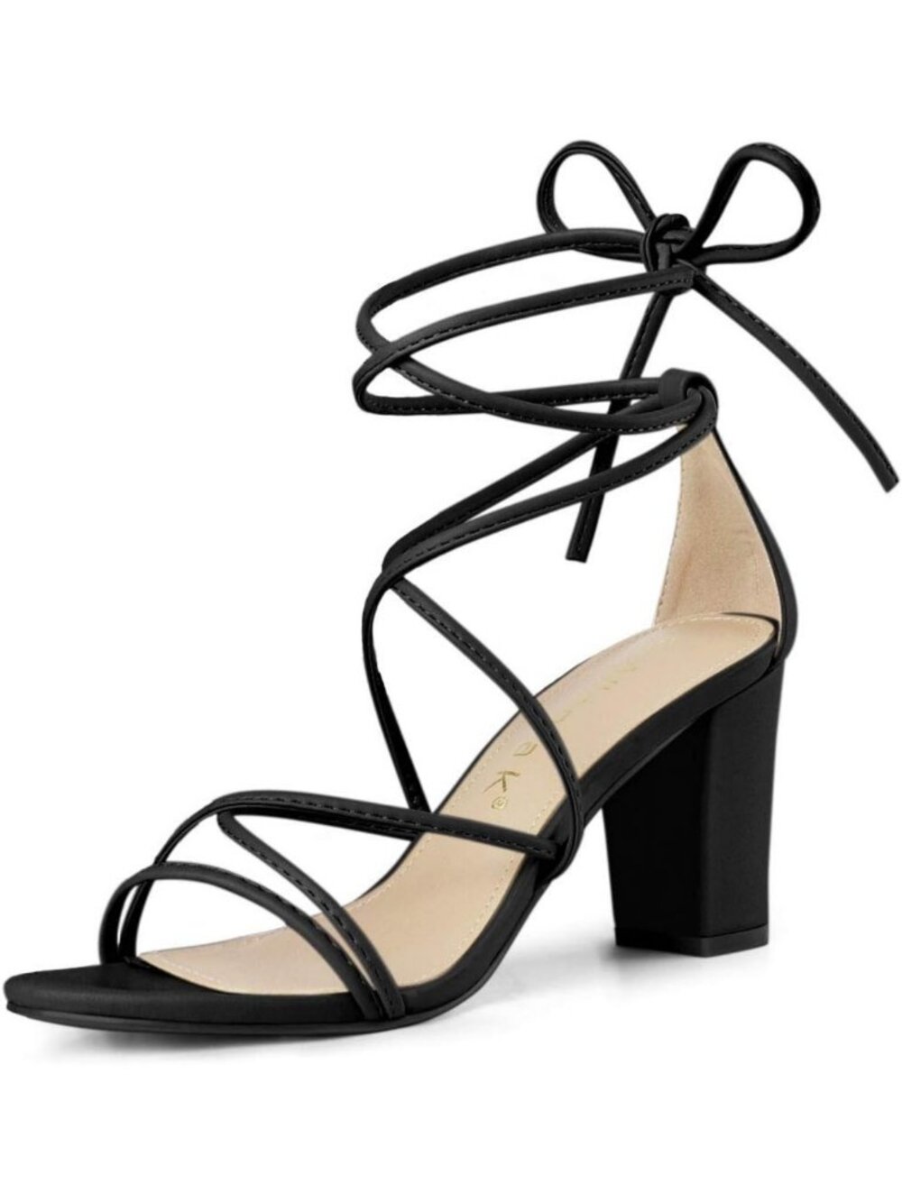 Strappy Lace-Up Chunky Heeled Sandals for Women - Stylish Summer Footwear